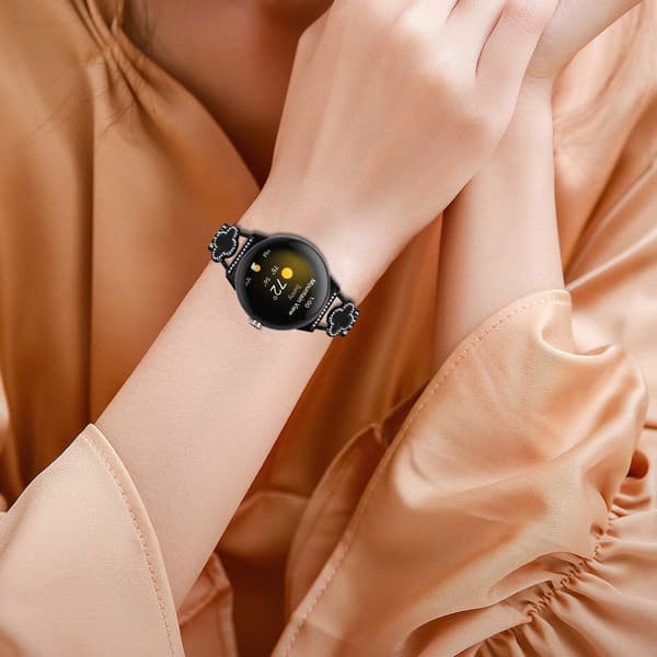 Cloverlink-ketju Google Pixel Watchille Black Black