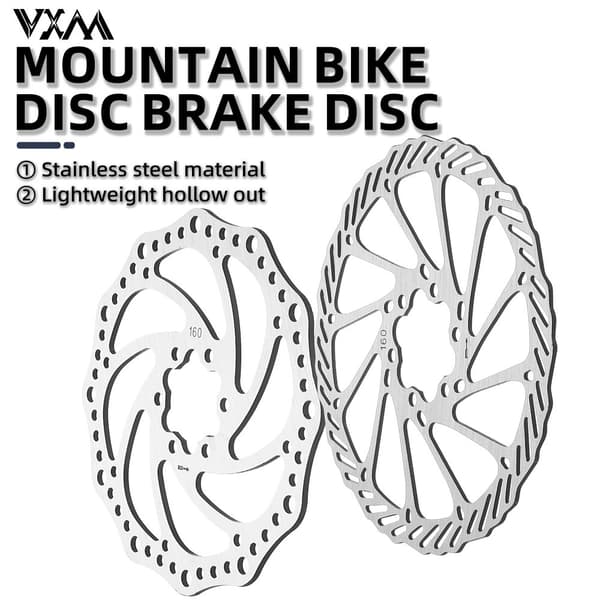 160 mm rustfri stål skivebremserotor til mountainbikes