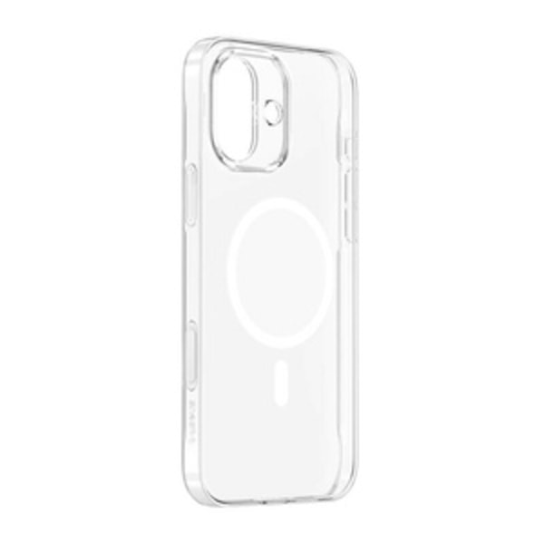 Baseus iP16 TouchButton magnetiskt telefonfodral (transparent)