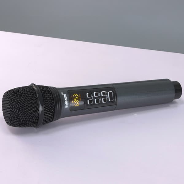Stemmemikrofonkonference Mikrofon Karaokemikrofon engelsk version Black Black