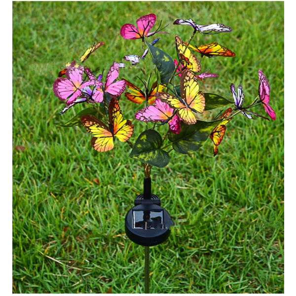 Solar Butterfly Lights Outdoor Garden