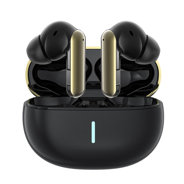 J18 TWS Bluetooth 5.4 Hörlurar: 6-Mic Brusreducering