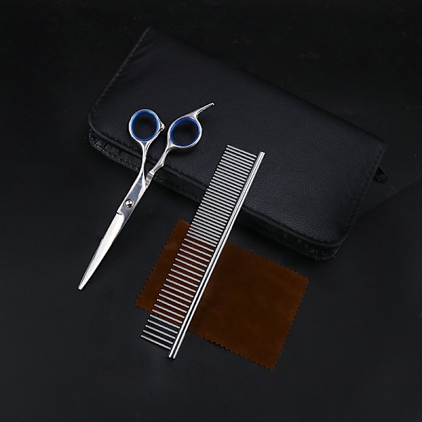 Pet Grooming Kit, 4-delat rostfritt stål Pet Grooming Sax Set