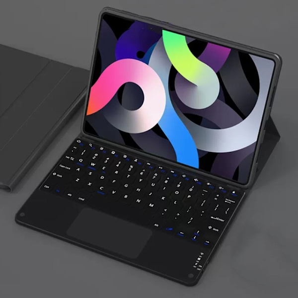 iPad Pro 13 tum Tangentbordsfodral med Styrplatta - Svart