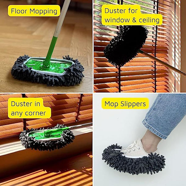 Swiffer mopp ersättande tygskydd 4-pack S