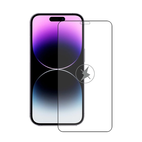 Antistatisk hærdet glasskærmbeskytter til iPhone iPhone 16 Plus