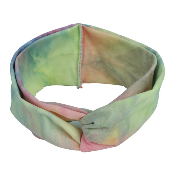 Elastiskt Pannband - Tie-Dye Design Flerfärgad