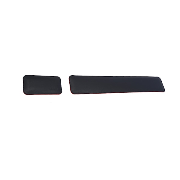 Ergonominen Memory Foam näppäimistö ja hiiri rannetuki Musta + punainen