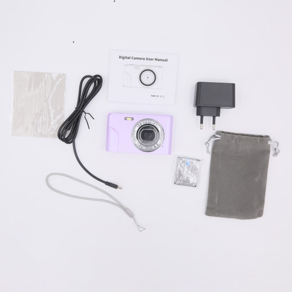 INF Digikamera 1080P / 48 megapikseliä / 16x zoom Violetti