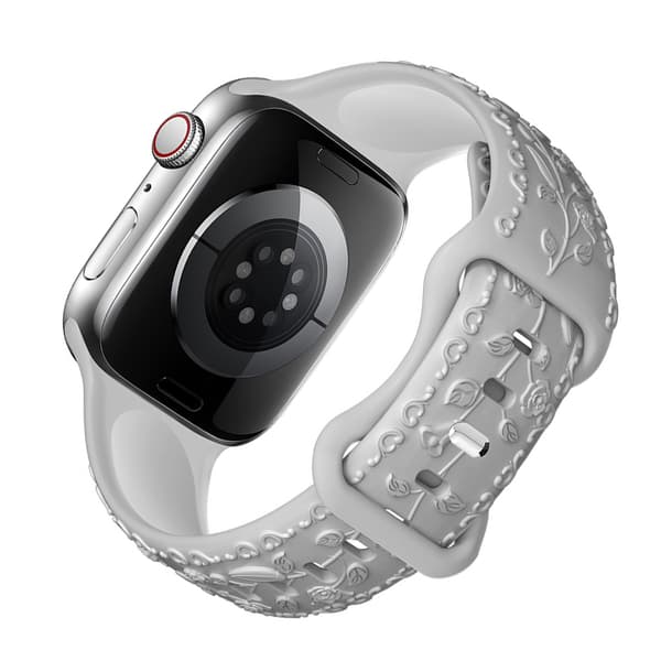 Silikonerem til Apple Watch Grey 20 mm Grey 20 mm