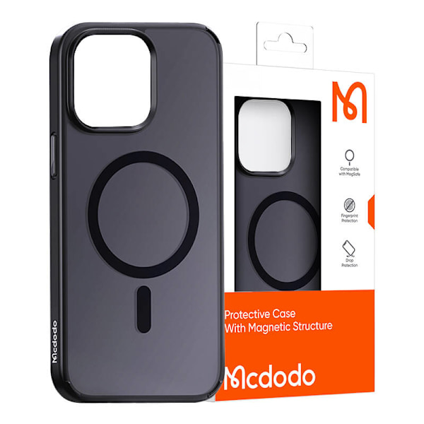 Magnetisk cover McDodo til iPhone 15 Pro Max (sort)