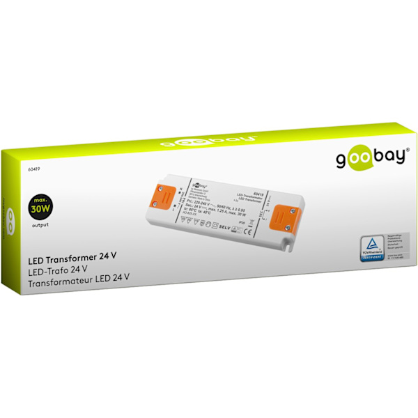LED-transformator 24 V (DC) (DC), 30 W