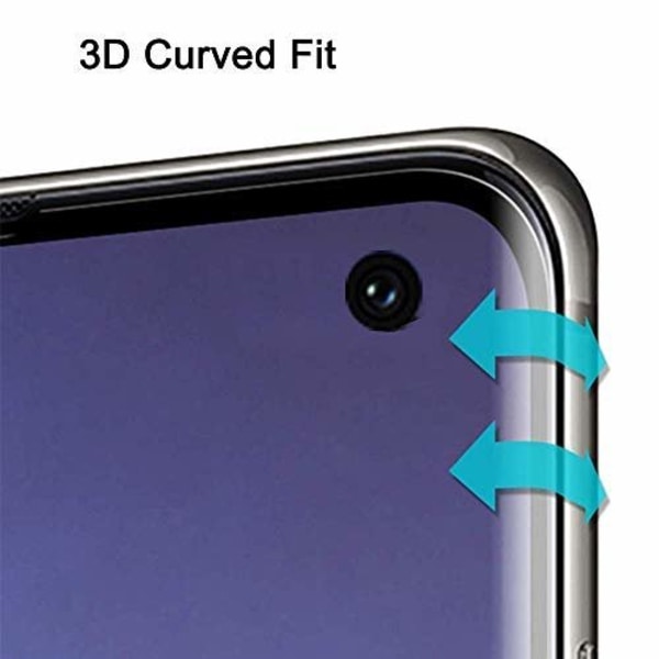 Näytönsuoja Samsung Galaxy S10 karkaistu lasi / 3D kaareva
