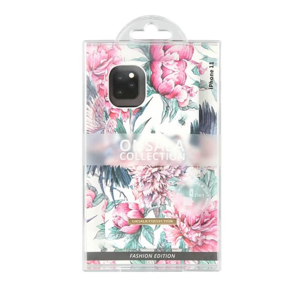COLLECTION Suojakuori Matta Pink Crane iPhone 11