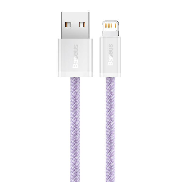 Baseus dynamisk kabel USB till Lightning, 2,4A, 1m (lila)