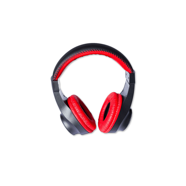 Trådbundna hörlurar med 3,5 mm enkelkontakt Röd