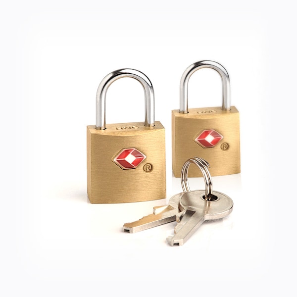 2 x Travel Sentry approved Key Lock, Silver