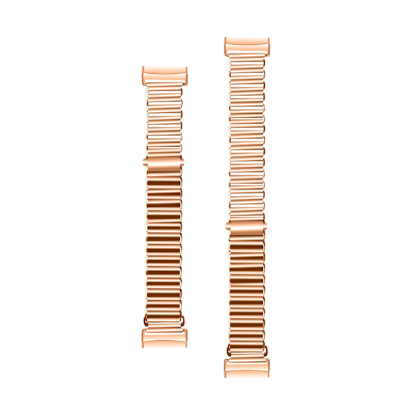 Kellon ranneke ruostumatonta terästä Fitbit Versa 3 / Versa 4 / Sense 2 Ruusukulta