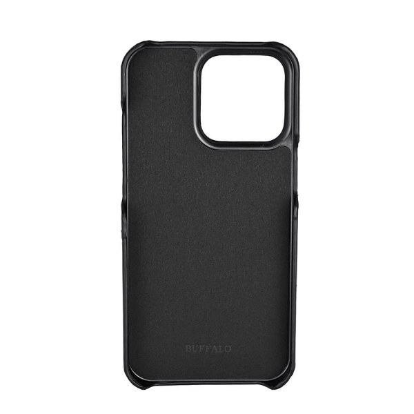 Mobilskal Läder Svart - iPhone 13 Pro