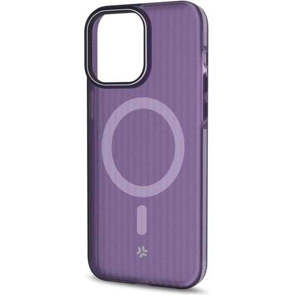 Magsuit MagSafe-kompatibelt cover til iPhone 16, halvtransparent, lilla