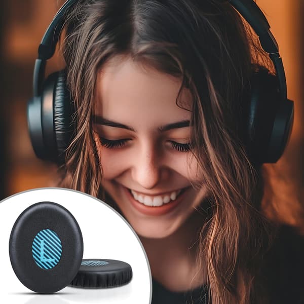 Öronkuddar för Bose OE2/OE2I/Sound True Black Black