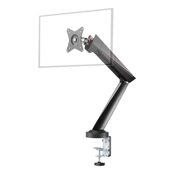 Single Monitor Spring-Assisted Pro Gaming Monitor Arm Svart