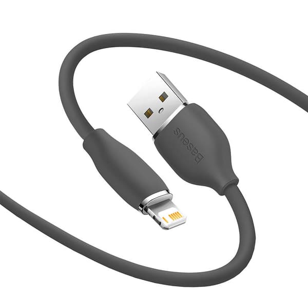 Baseus Jelly kabel USB till Lightning, 2,4A, 1,2m (svart)