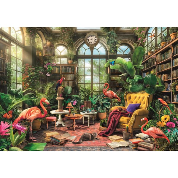 Palapeli 1000 Pcs CB High Quality Collection The Greenhouse Library