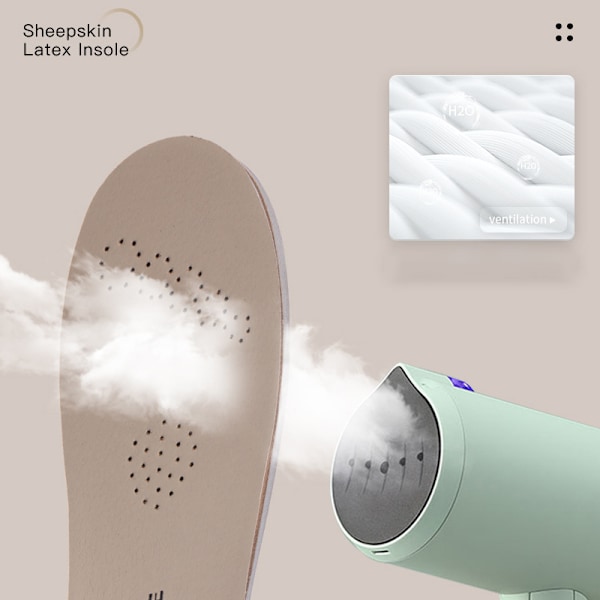 Indersåler i ægte læder - åndbare og stødabsorberende S S
