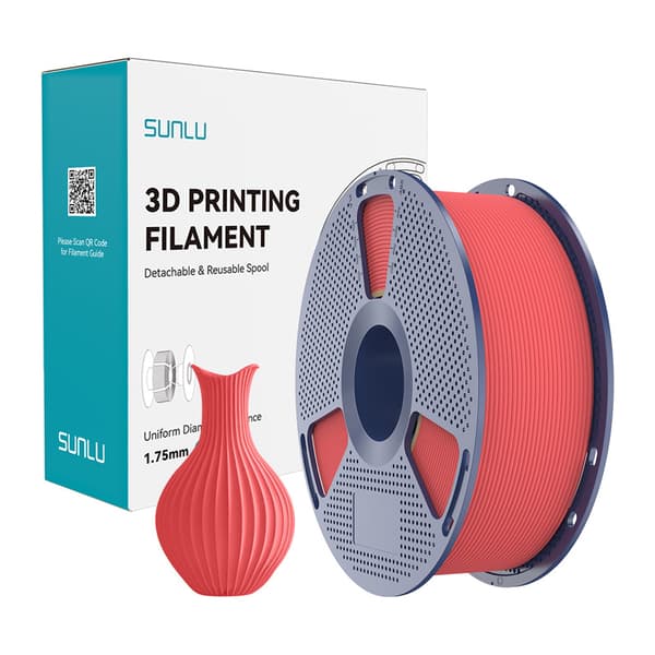 Sunlu PLA Classic Cherry PLA-filament 1,75 mm, 1 kg til FDM 3D-printere