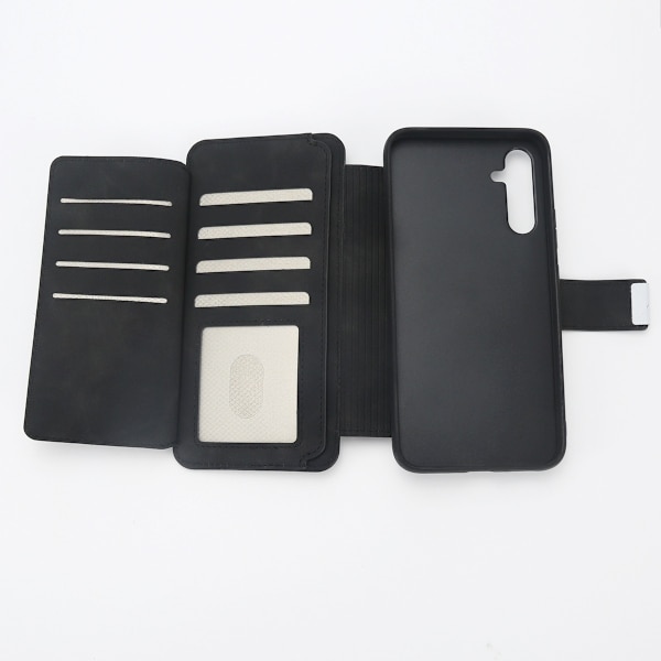 Wallet Flip Phone Case til Samsung A34 med Ring & Stand