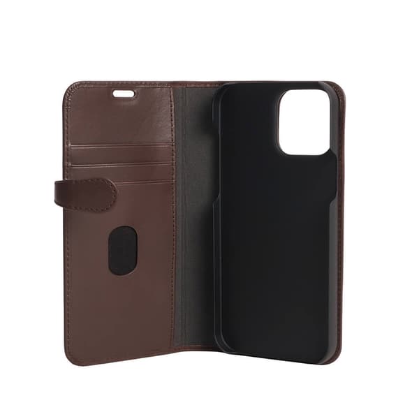 Wallet Læder Til 3 kort iPhone 13 Pro Max Brun