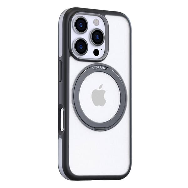 Case Torras Ostand R Fusion til iPhone 16 ProMax (Czarne)