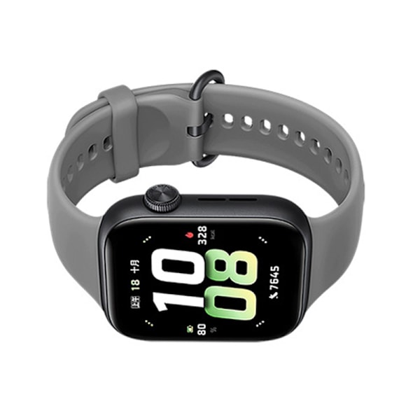 Tyylikäs silikonihihna HONOR WATCH 5:lle Tummanharmaa