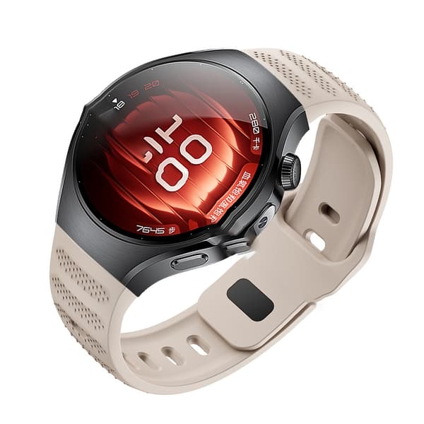 Silikone rem til Kompatibel med Huawei Watch 5 (46mm) - Grå