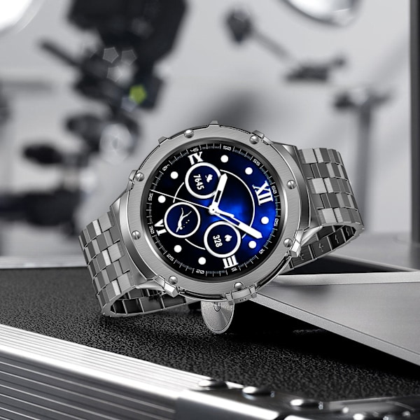 Klockarmband i rostfritt stål för Samsung Watch 5 Pro Grå