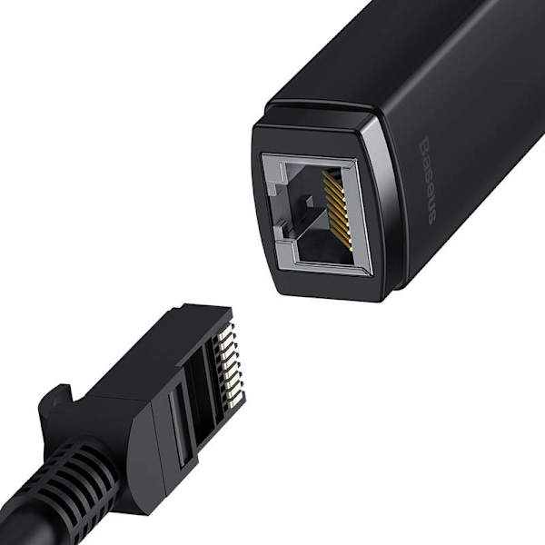 Nätverksadapter Baseus Lite Series USB till RJ45 (svart)