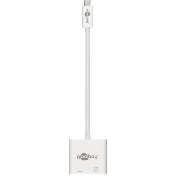 USB-C™-adapter till HDMI™ 4K @ 60 Hz, PD, vit