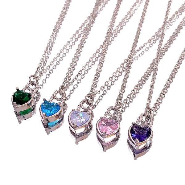 Halsband med Hjärthänge för Bästa Vänner, 5-pack