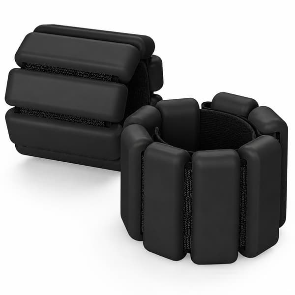 Justerbara handleds- och ankelvikter Black Black