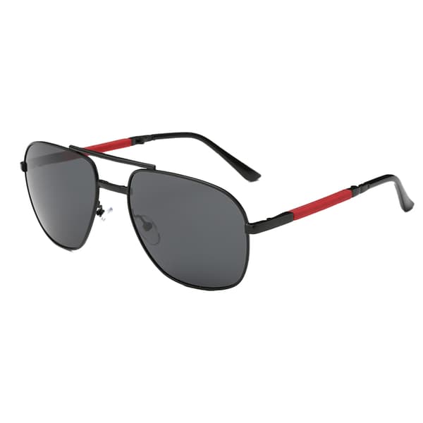Foldbare polariserede solbriller - A345 stel linse Black + Black Black + Black