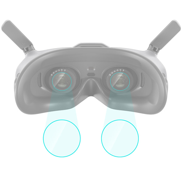 Karkaistu lasi näytönsuoja DJI Goggles 2:lle (2 kpl, PU828T)