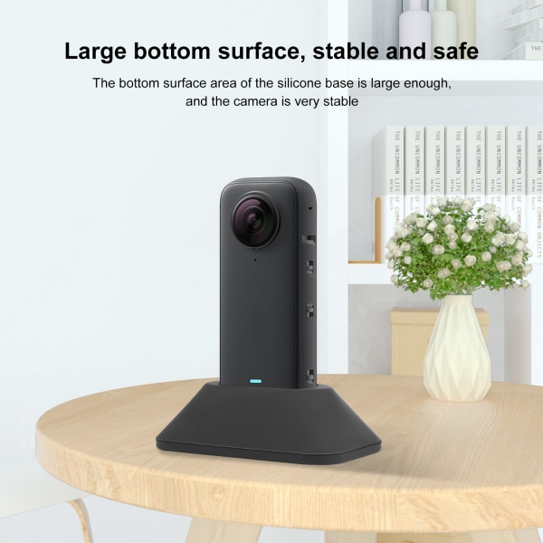 Silikone kamerabase til Insta360 X3 panoramakamera