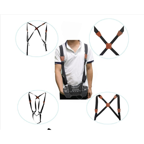 Justerbar Drone/RC Racing Car Fjärrkontroll Lanyard
