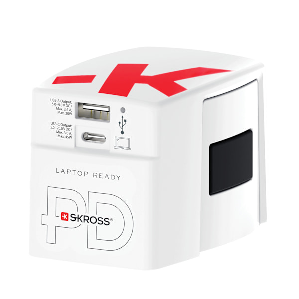 World USB Charger AC45PD - C to C cable included. Vit