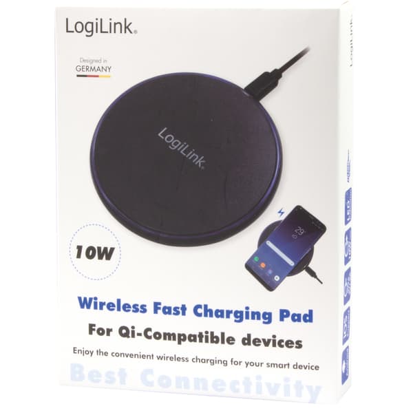Trådlös laddare Qi 10W Fast charge