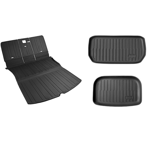 3-delad TPE Trunk Mat Set för Tesla Model Y