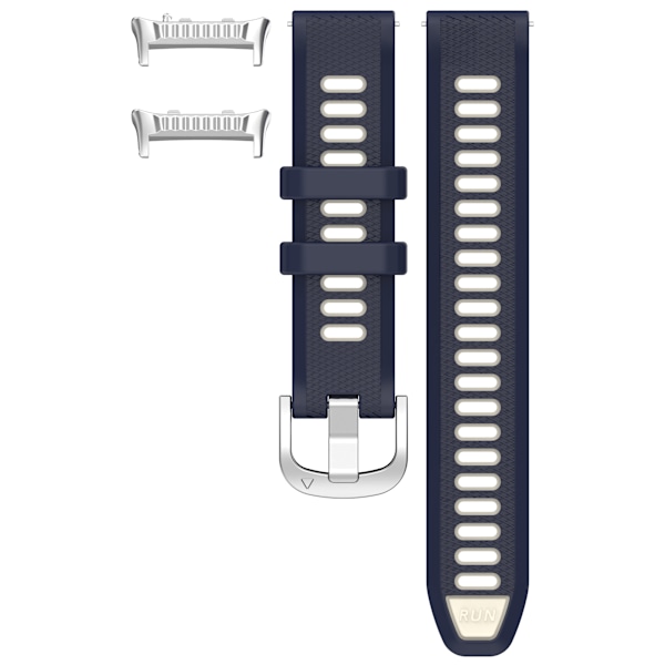 Stilfuld silikonerem til Huawei Watch D2 Blue Blue