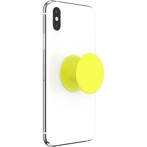 POPSOCKETS Neon Jolt Yellow Irrotettava Kahva Jalustalla