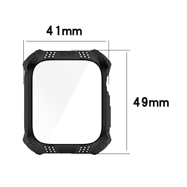 Apple Watch 7 41 mm urkasse PC/Sort Black Black